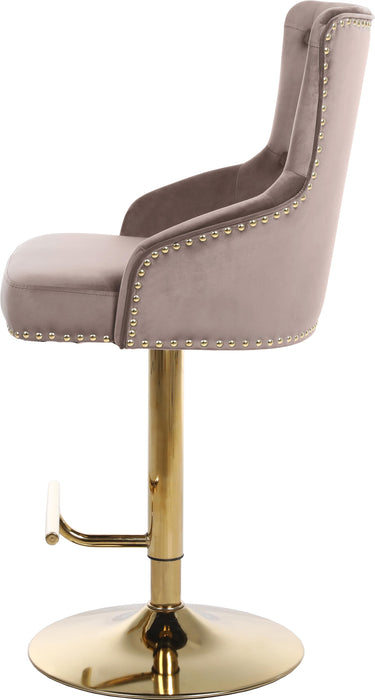Claude Pink Velvet Adjustable Stool - Just Furniture (PA) - Multi Location