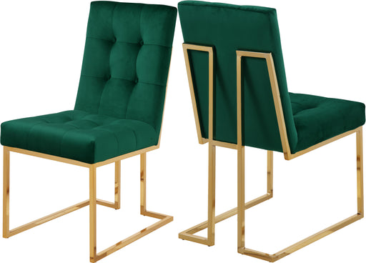 Pierre Green Velvet Dining Chair - Just Furniture (PA) - Multi Location
