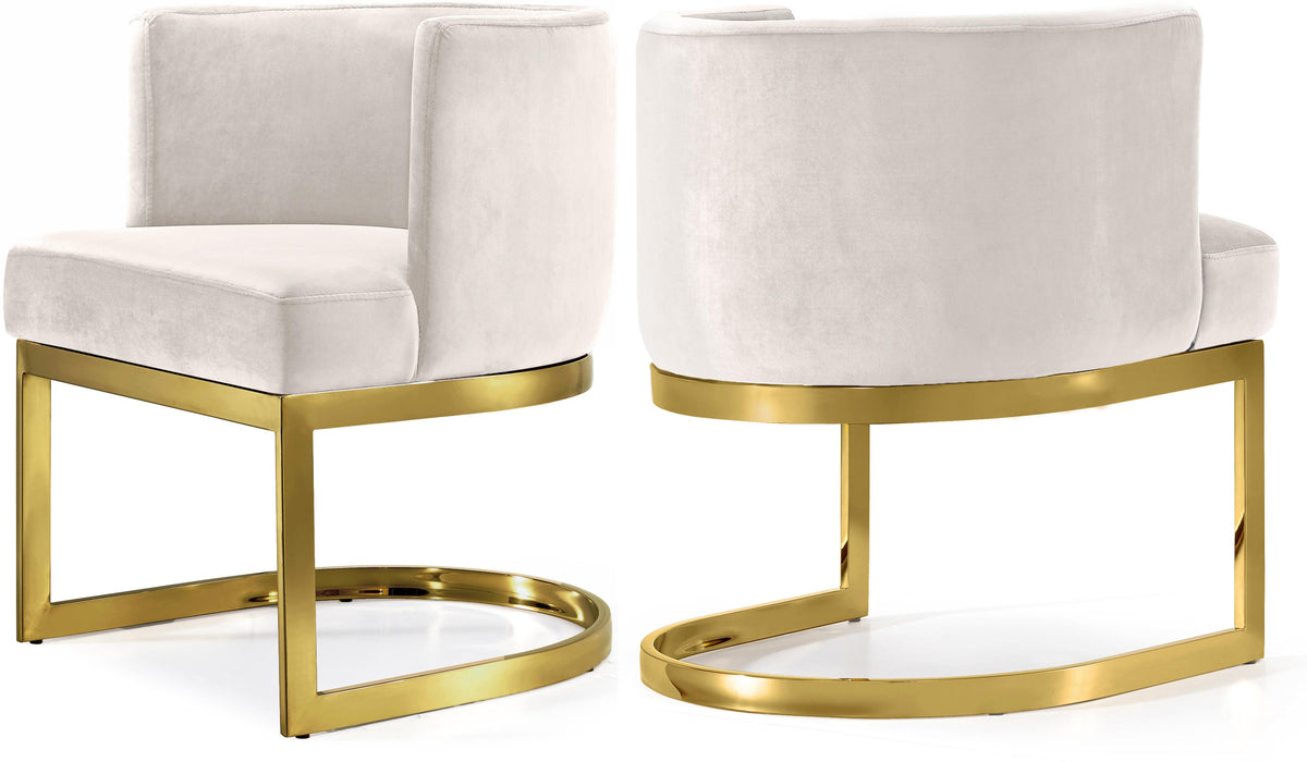 Gianna Cream Velvet Dining Chair - Just Furniture (PA) - Multi Location