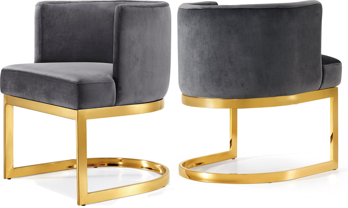 Gianna Grey Velvet Dining Chair - Just Furniture (PA) - Multi Location