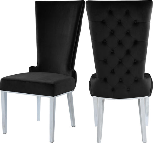Serafina Black Velvet Dining Chair - Just Furniture (PA) - Multi Location