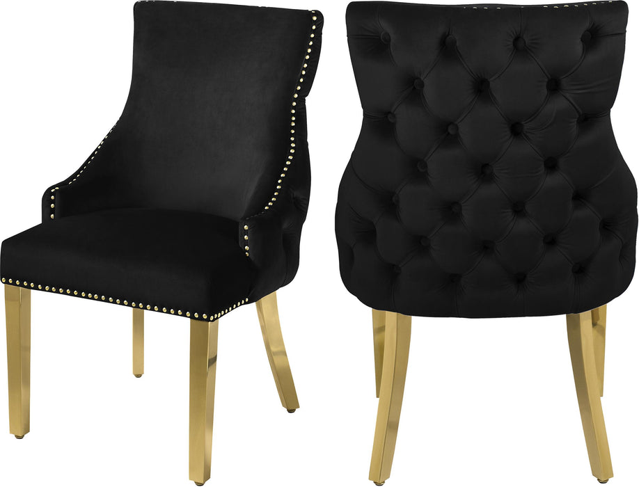 Tuft Black Velvet Dining Chair - Just Furniture (PA) - Multi Location