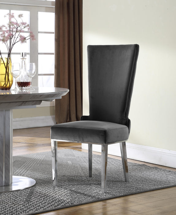 Serafina Grey Velvet Dining Chair - Just Furniture (PA) - Multi Location