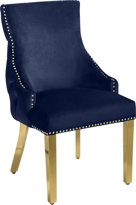 Tuft Navy Velvet Dining Chair - Just Furniture (PA) - Multi Location