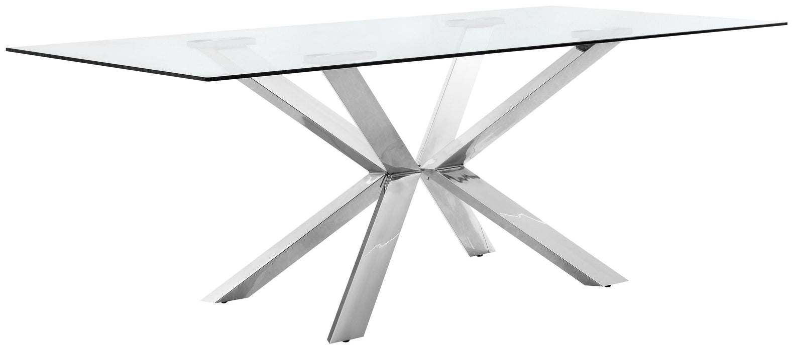 Juno Chrome Dining Table - Just Furniture (PA) - Multi Location