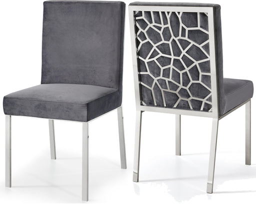 Opal Grey Velvet Dining Chair - Just Furniture (PA) - Multi Location