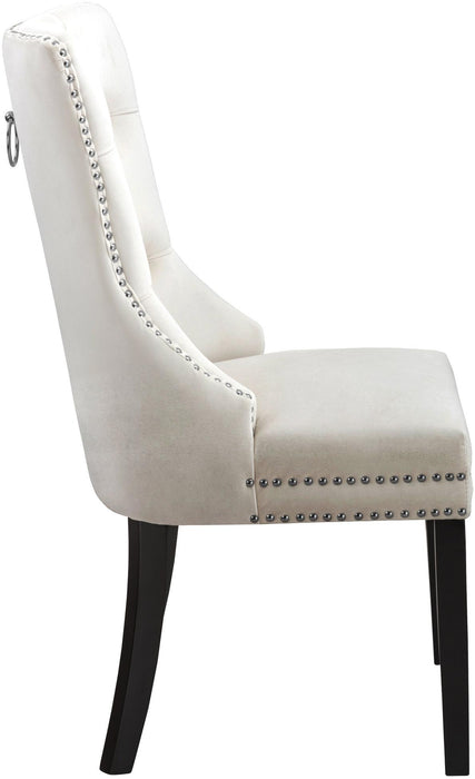 Nikki Cream Velvet Dining Chair - Just Furniture (PA) - Multi Location