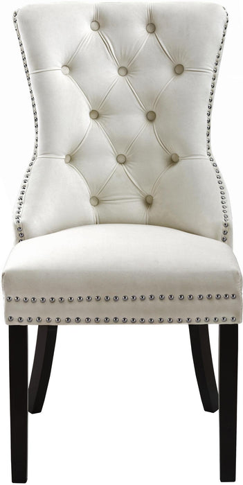 Nikki Cream Velvet Dining Chair - Just Furniture (PA) - Multi Location