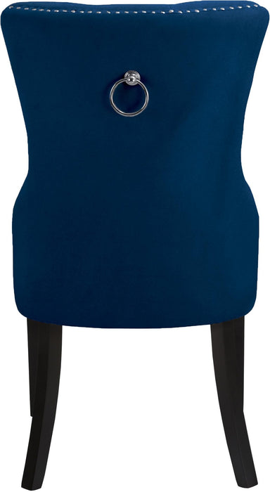 Nikki Navy Velvet Dining Chair - Just Furniture (PA) - Multi Location