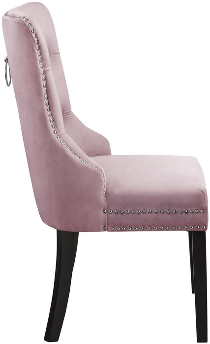 Nikki Pink Velvet Dining Chair - Just Furniture (PA) - Multi Location