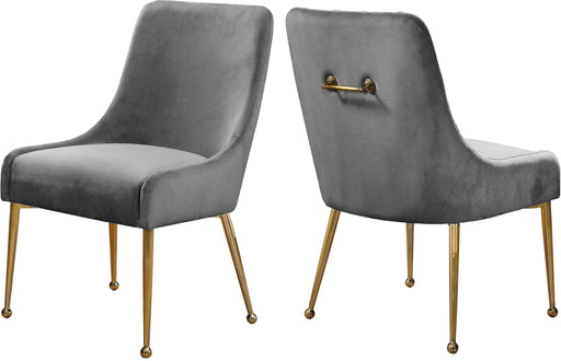 Owen Grey Velvet Dining Chair - Just Furniture (PA) - Multi Location