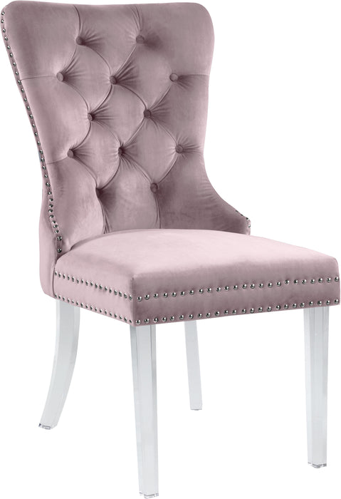 Miley Pink Velvet Dining Chair - Just Furniture (PA) - Multi Location