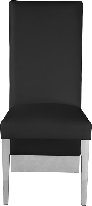 Porsha Black Faux Leather Dining Chair - Just Furniture (PA) - Multi Location