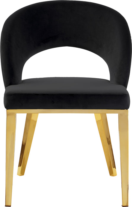 Roberto Black Velvet Dining Chair - Just Furniture (PA) - Multi Location