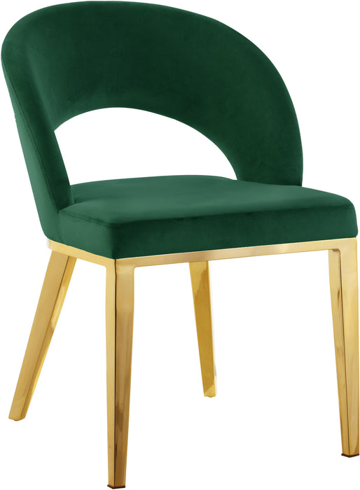 Roberto Green Velvet Dining Chair - Just Furniture (PA) - Multi Location