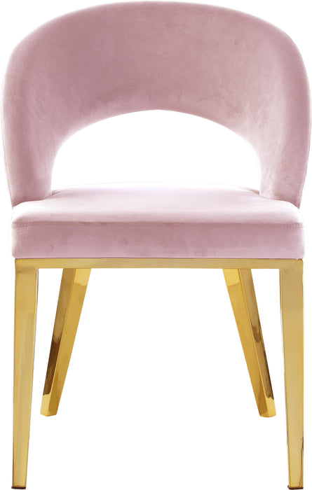 Roberto Pink Velvet Dining Chair - Just Furniture (PA) - Multi Location