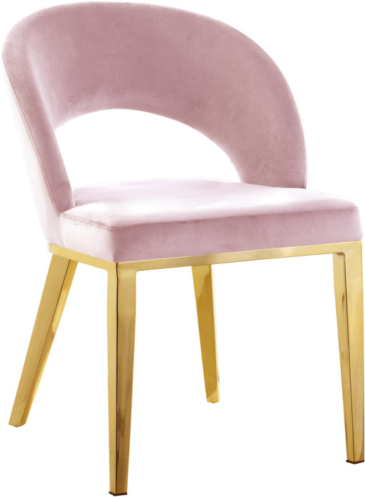 Roberto Pink Velvet Dining Chair - Just Furniture (PA) - Multi Location