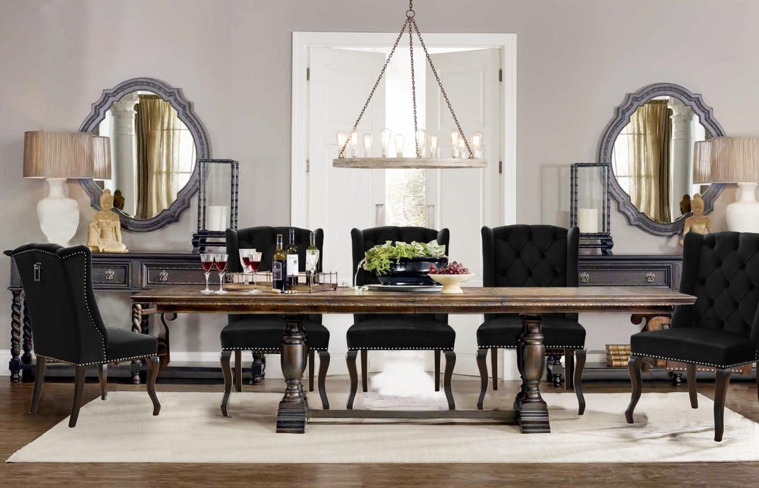 Suri Black Velvet Dining Chair - Just Furniture (PA) - Multi Location