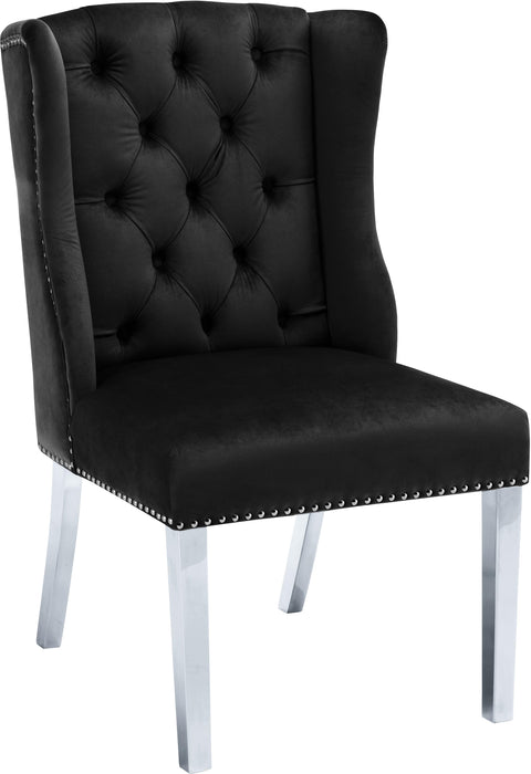 Suri Black Velvet Dining Chair - Just Furniture (PA) - Multi Location