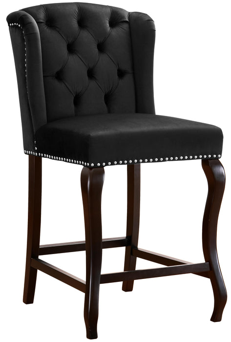 Suri Black Velvet Stool - Just Furniture (PA) - Multi Location