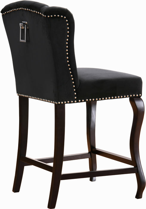 Suri Black Velvet Stool - Just Furniture (PA) - Multi Location