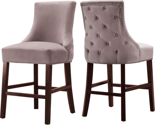 Hannah Pink Velvet Stool - Just Furniture (PA) - Multi Location