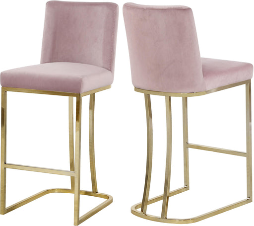 Heidi Pink Velvet Stool - Just Furniture (PA) - Multi Location