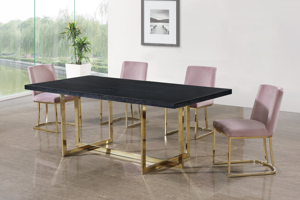 Heidi Pink Velvet Dining Chair - Just Furniture (PA) - Multi Location