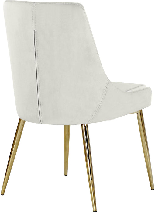 Karina Cream Velvet Dining Chair - Just Furniture (PA) - Multi Location