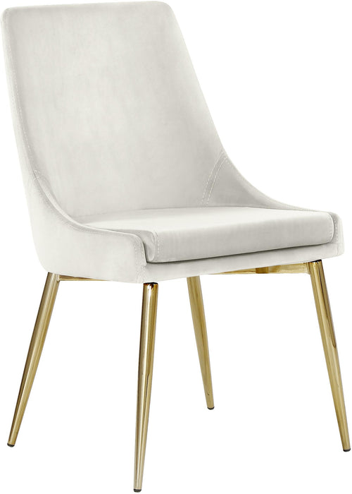 Karina Cream Velvet Dining Chair - Just Furniture (PA) - Multi Location