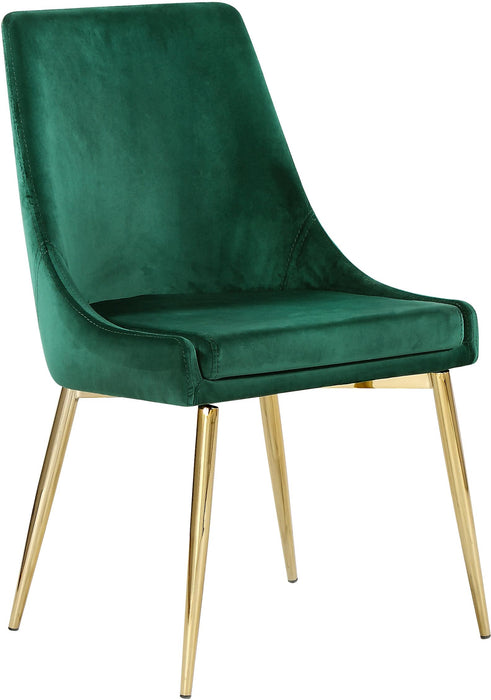 Karina Green Velvet Dining Chair - Just Furniture (PA) - Multi Location