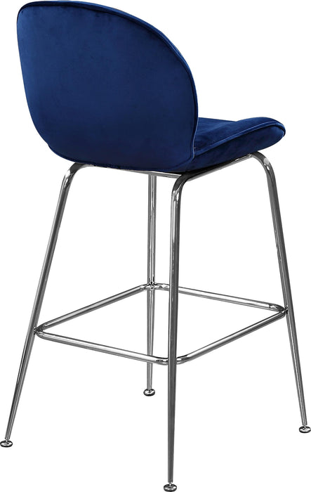 Paris Navy Velvet Stool - Just Furniture (PA) - Multi Location