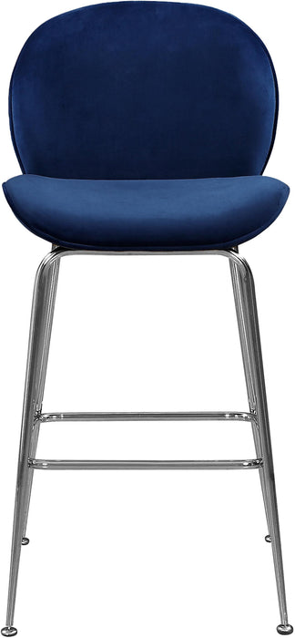 Paris Navy Velvet Stool - Just Furniture (PA) - Multi Location