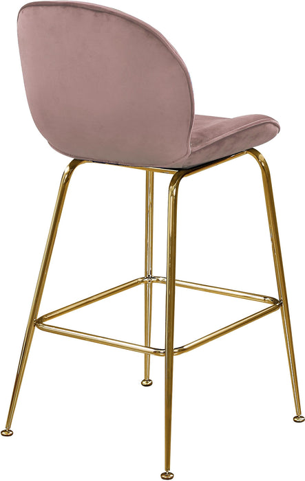 Paris Pink Velvet Stool - Just Furniture (PA) - Multi Location