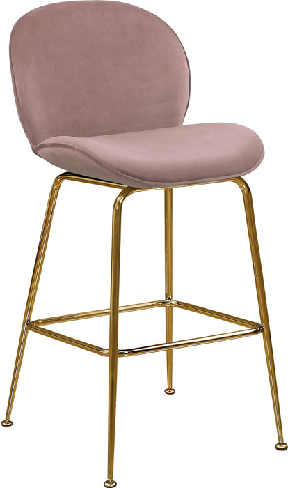 Paris Pink Velvet Stool - Just Furniture (PA) - Multi Location