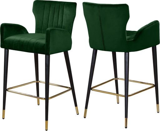 Luxe Green Velvet Stool - Just Furniture (PA) - Multi Location