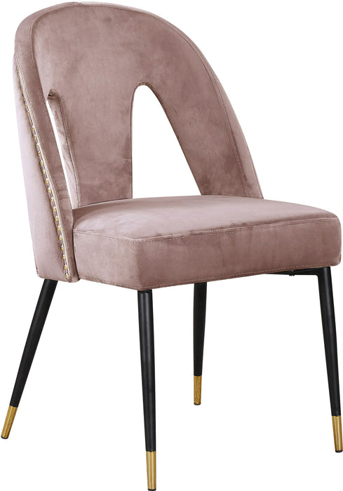 Akoya Pink Velvet Dining Chair - Just Furniture (PA) - Multi Location