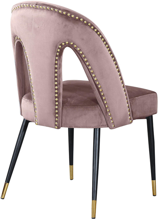 Akoya Pink Velvet Dining Chair - Just Furniture (PA) - Multi Location
