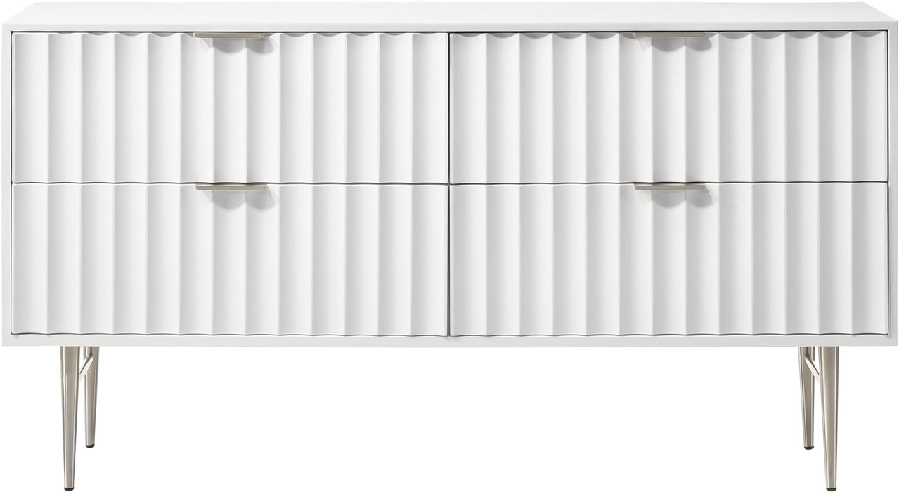 Modernist White Gloss Dresser - Just Furniture (PA) - Multi Location