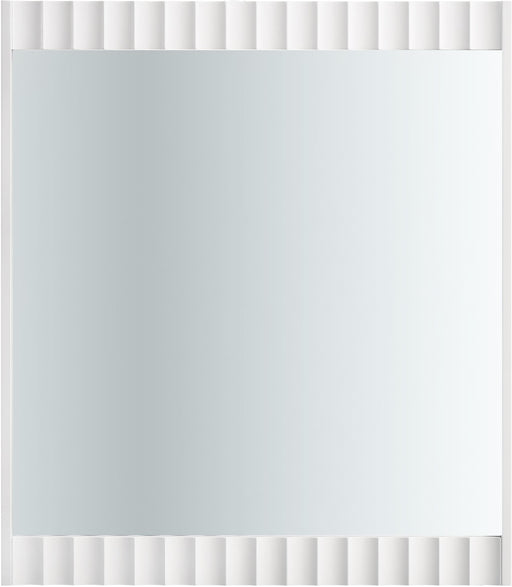 Modernist White Gloss Mirror - Just Furniture (PA) - Multi Location