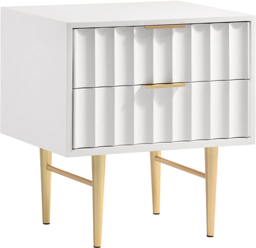 Modernist White Gloss Night Stand - Just Furniture (PA) - Multi Location
