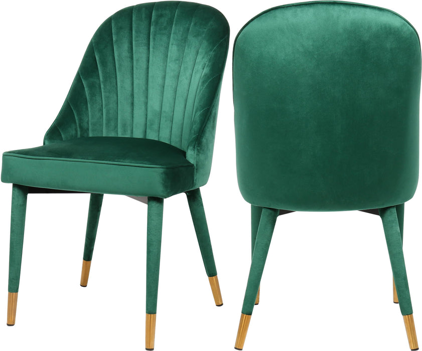Belle Green Velvet Dining Chair - Just Furniture (PA) - Multi Location