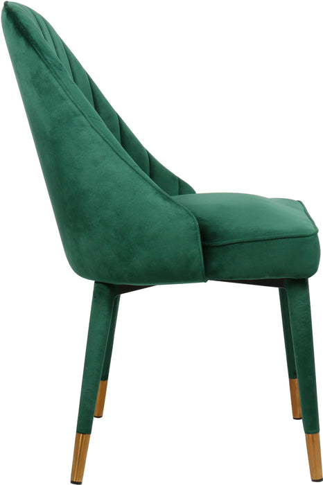 Belle Green Velvet Dining Chair - Just Furniture (PA) - Multi Location