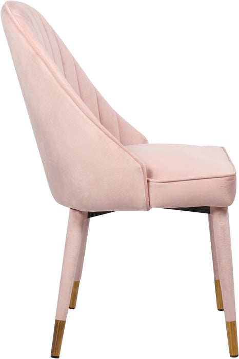 Belle Pink Velvet Dining Chair - Just Furniture (PA) - Multi Location
