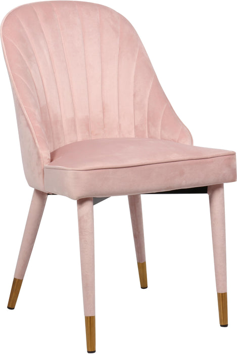 Belle Pink Velvet Dining Chair - Just Furniture (PA) - Multi Location