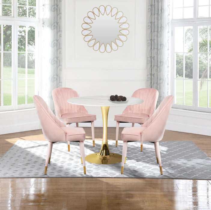 Belle Pink Velvet Dining Chair - Just Furniture (PA) - Multi Location