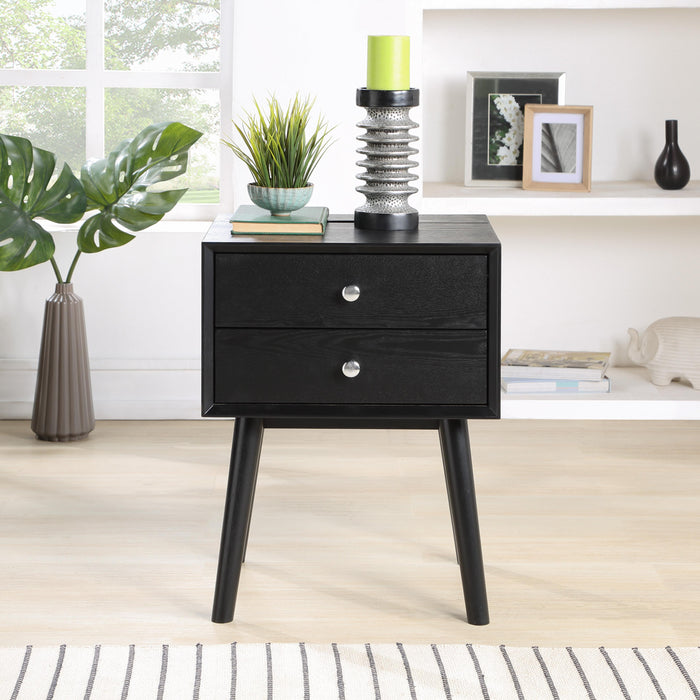 Teddy Black Night Stand - Just Furniture (PA) - Multi Location