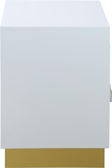 Cosmopolitan White Lacquer Side Table - Just Furniture (PA) - Multi Location