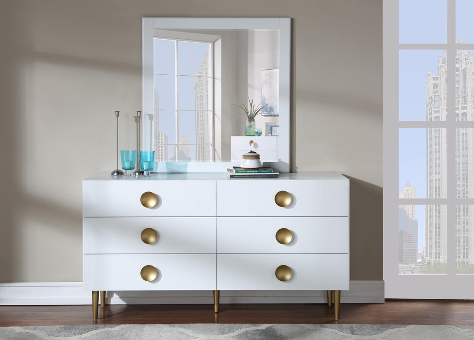 Zayne White Dresser - Just Furniture (PA) - Multi Location