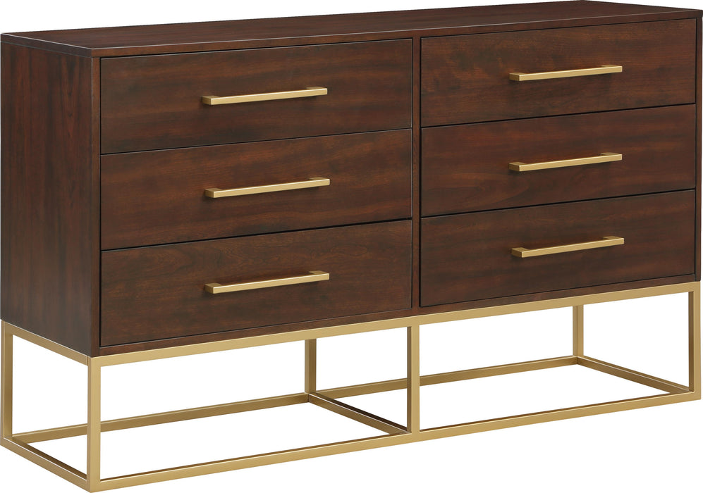 Maxine Cherry / Gold Dresser - Just Furniture (PA) - Multi Location